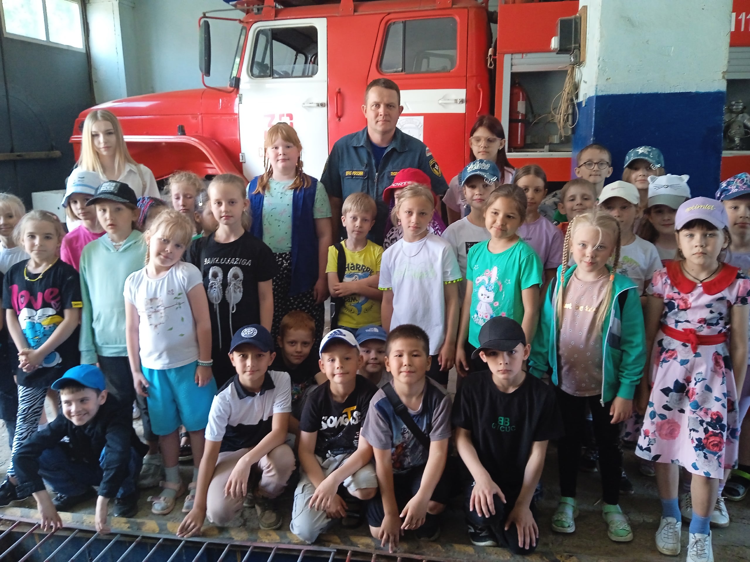 19 июня в школьном лагере &amp;quot;Звёздочка&amp;quot; был днём пожарной безопасности..