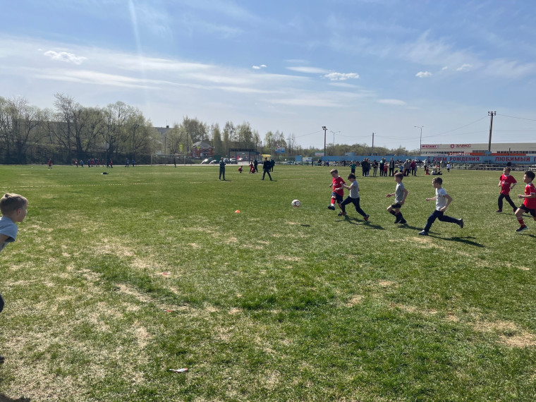 20 апреля состоялся муниципальный этап соревнований по футболу «Кожаный мяч 2023»(младшая группа)..